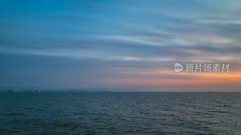 大海清晨景色