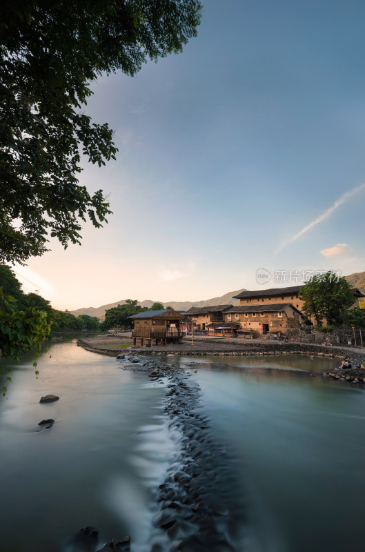 福建南靖云水谣古村风景