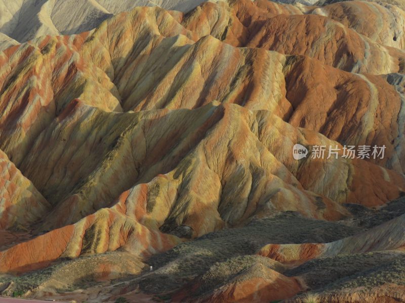 甘肃张掖七彩丹霞风景区旅游风光