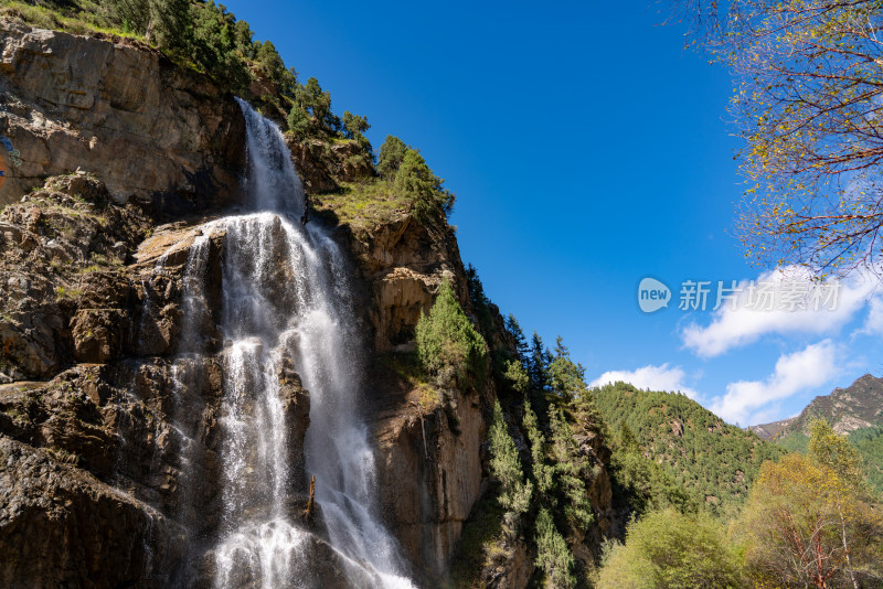 青海祁连风景区的秋色