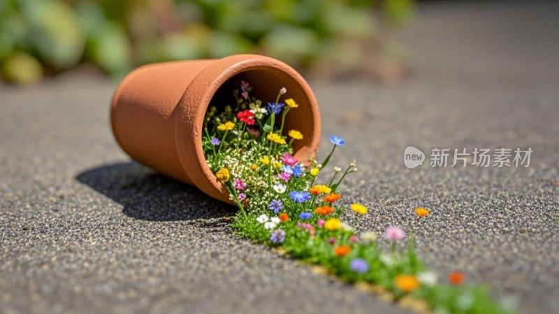 花盆里的微观花园