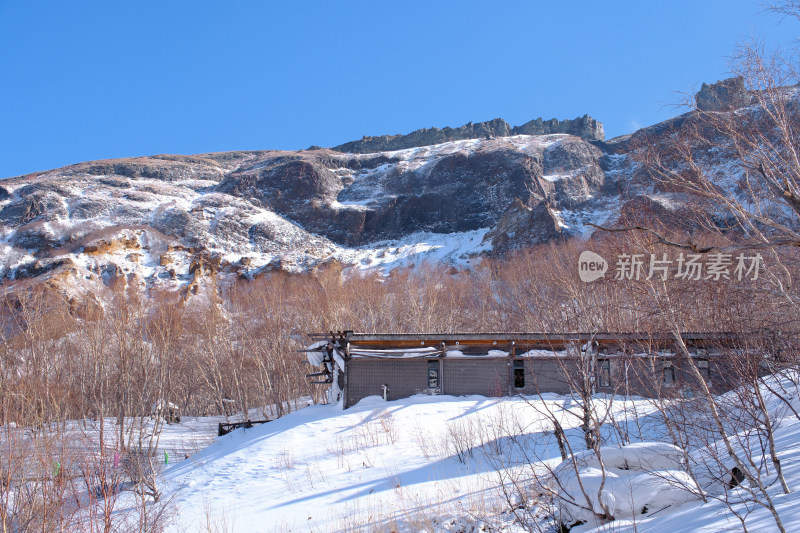 长白山雪山风景