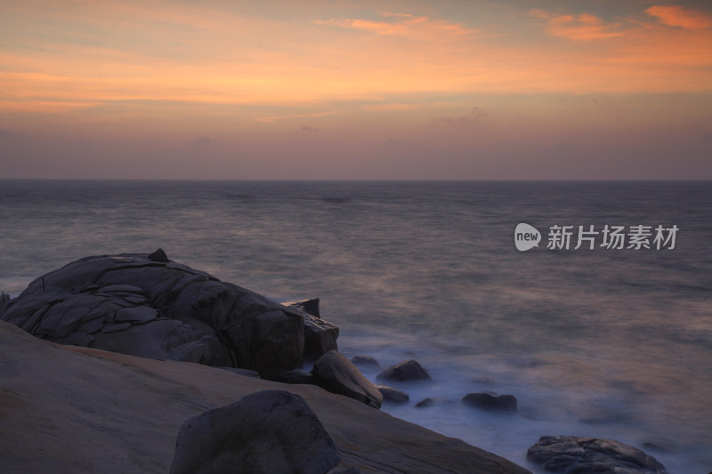 文昌石头公园海上日出