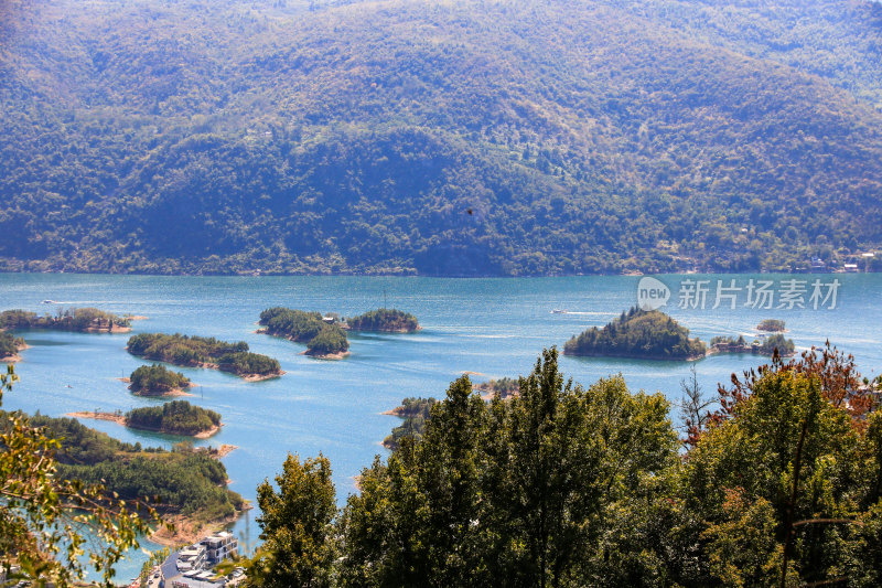 湖北黄石仙岛湖生态旅游景区，天空之城景区