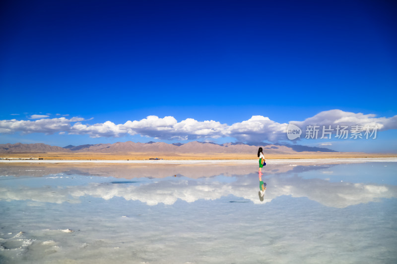 茶卡盐湖景区自然风光