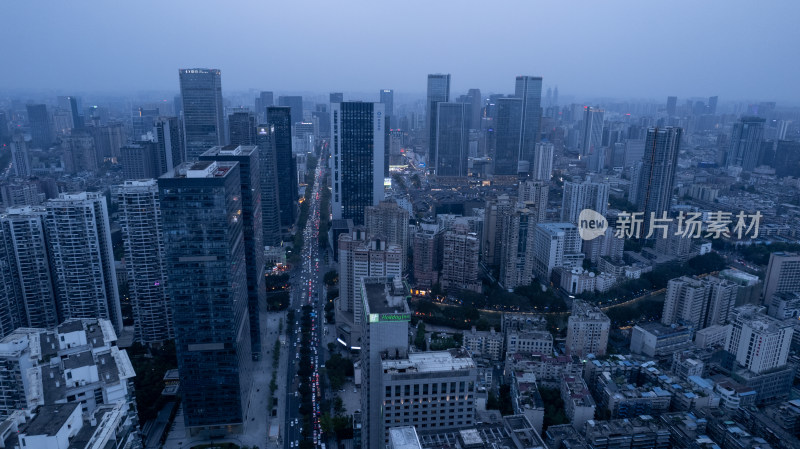 成都夜景航拍