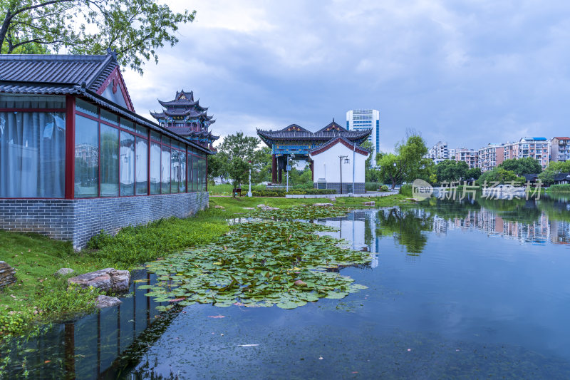 武汉武昌区紫阳公园风景