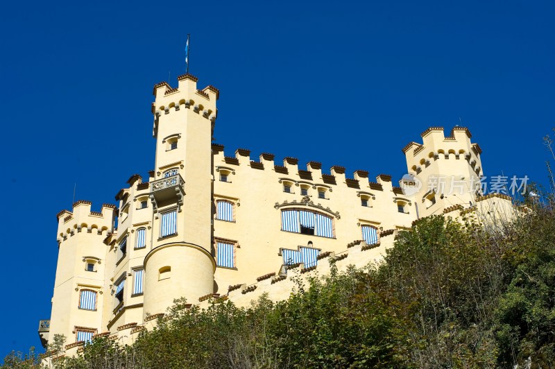 德国南部菲森(Fussen)旧天鹅堡(Schloss  Hohenschwangau)