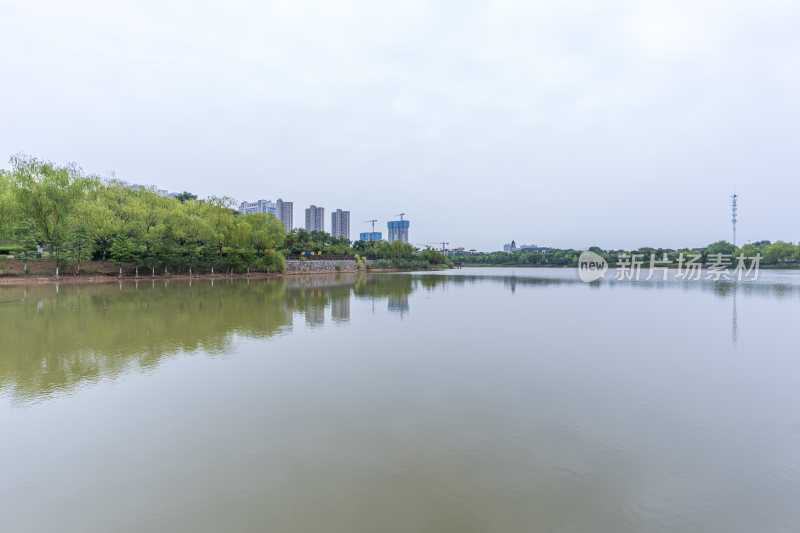 武汉江夏区韵湖湿地公园风景