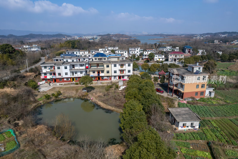 江西九江田园风光乡村风景航拍