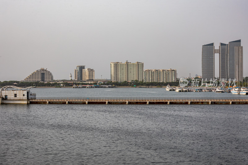 山东日照万平口海滨海岸景观