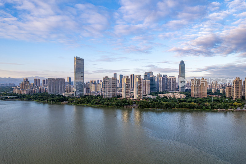 广东惠州城市风景航拍