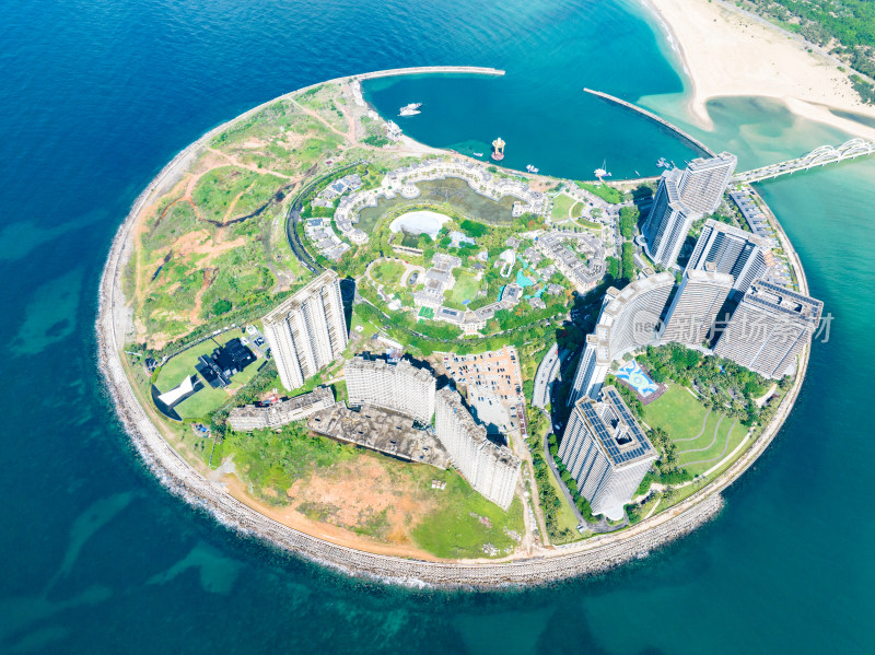 海南万宁融创日月湾航拍