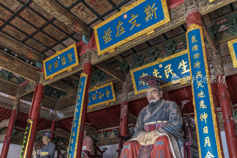 杭州上城区孔庙古园林风景