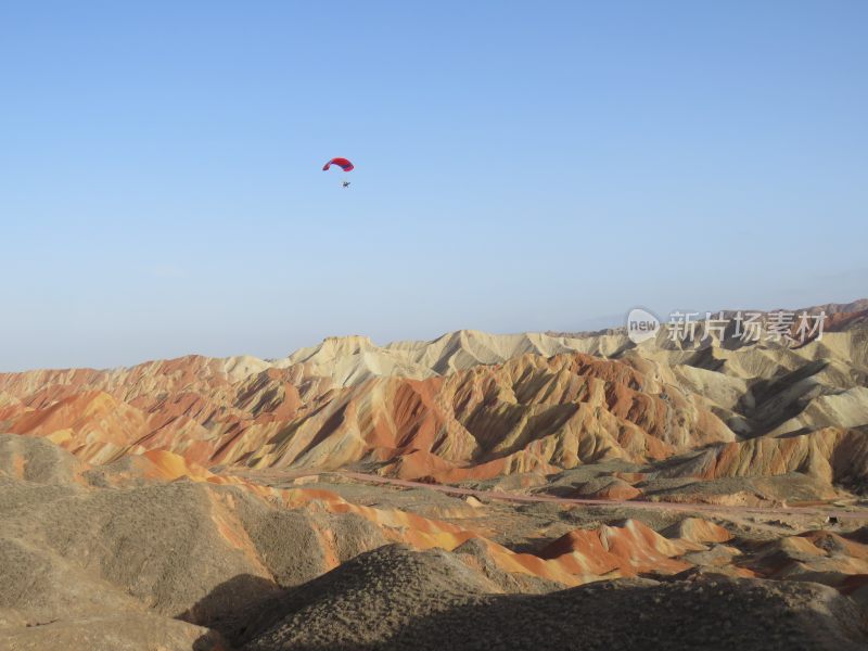 甘肃张掖七彩丹霞风景区旅游风光