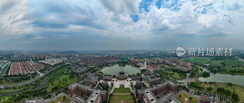 浙江省嘉兴市海宁浙江大学国际校区全景