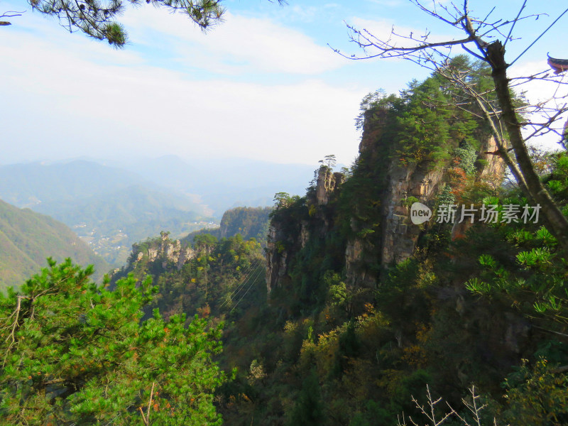 湖南张家界武陵源国家森林公园旅游风光