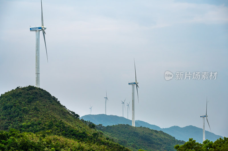 江门隆文老村风车山山顶风景