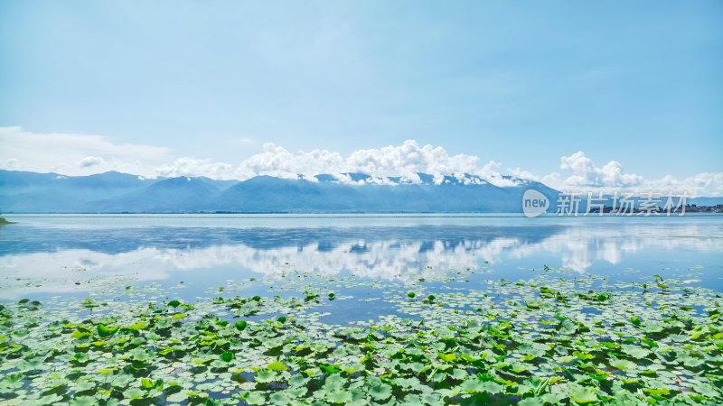 云南大理苍山洱海航拍