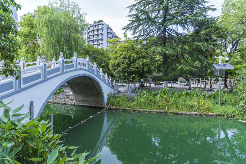 武汉江岸区小南湖公园风景