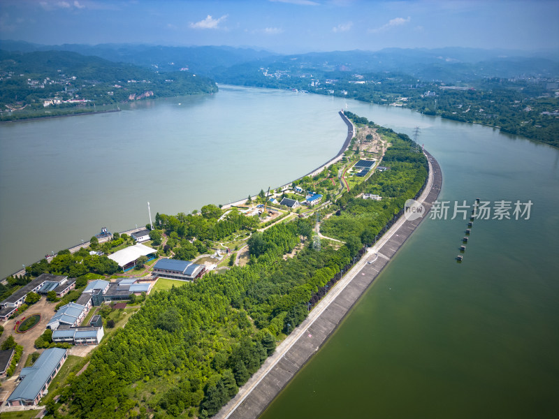 祖国大好河山山川河流航拍图