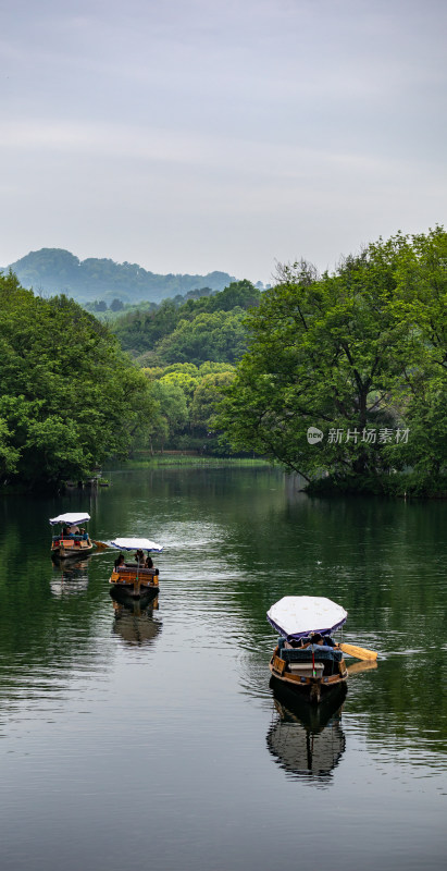 杭州西湖浴鹄湾山水景观