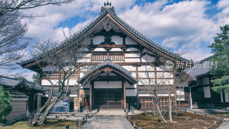 日本京都高台寺的古建筑