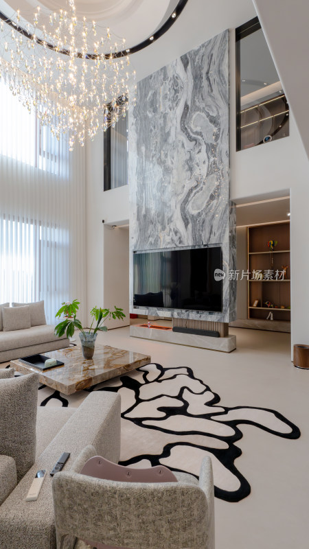 现代风格豪华客厅家居场景