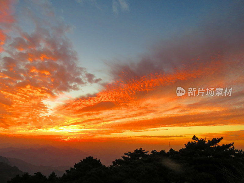 中国安徽黄山旅游风光