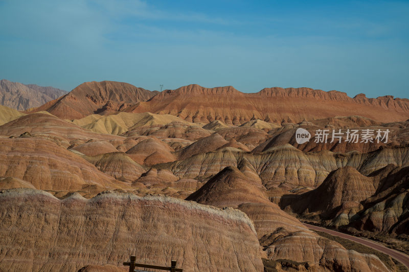 甘肃张掖七彩丹霞风景