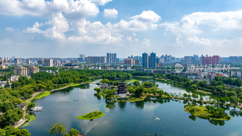 武汉紫阳阁公园全景