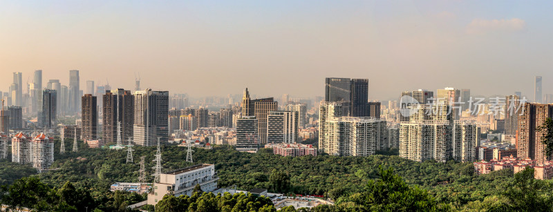 深圳南山区都市建筑风光