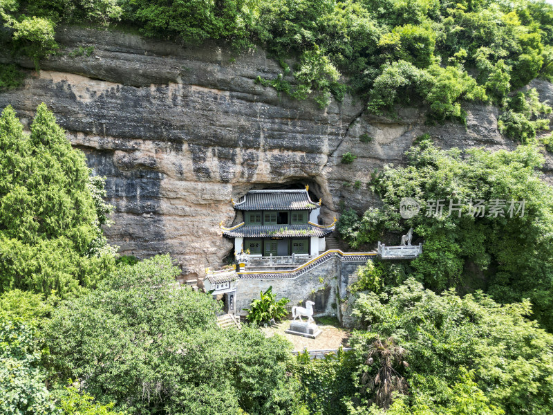 祖国大好河山青山绿水自然风光航拍图