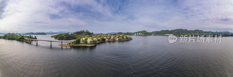 千岛湖航拍 鹿岛 植物园