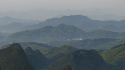 广西桂林山水水墨中国风