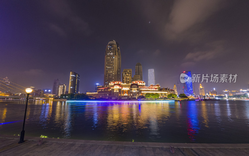 天津海河夜景