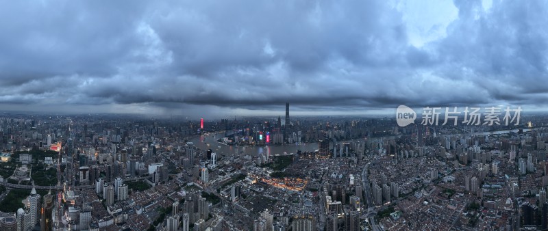 上海城市航拍全景