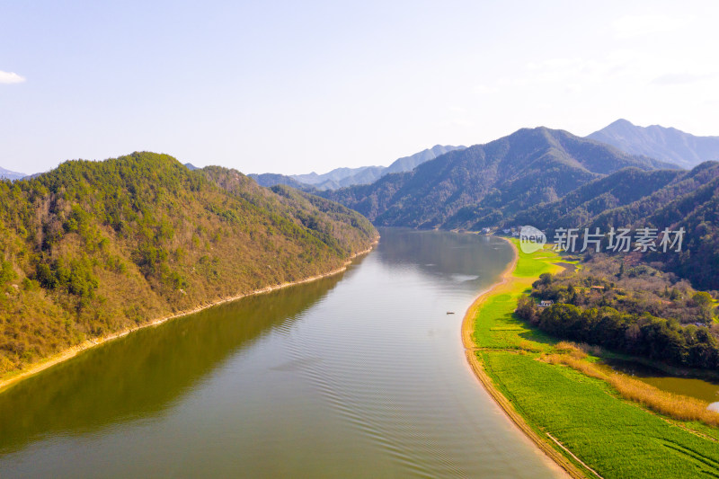 中国新安江百里画廊油菜花