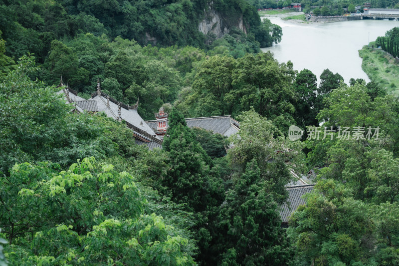 都江堰景区的历史建筑