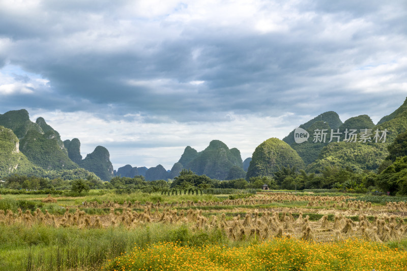 阳朔遇龙河风光