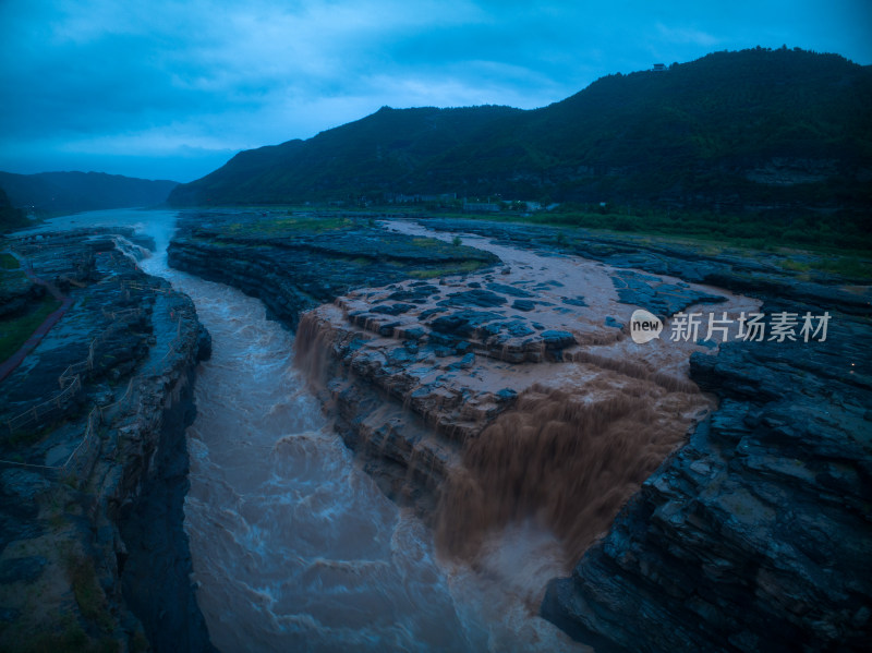 黄河河流奔腾