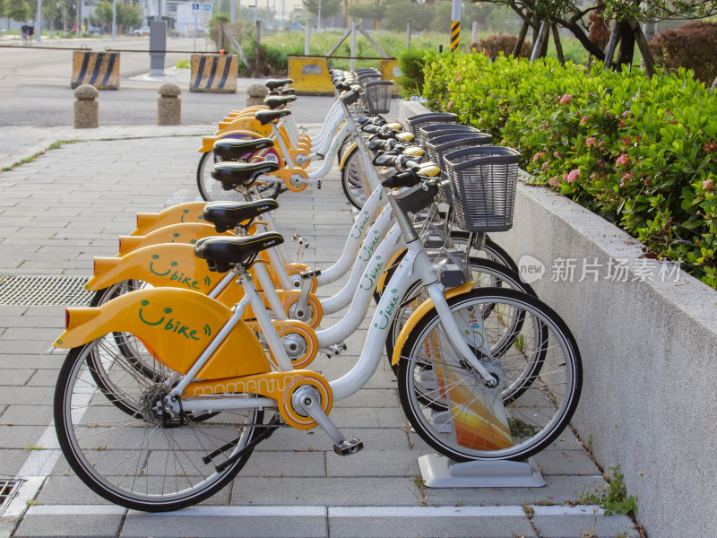 台湾街边的共享单车Ubike