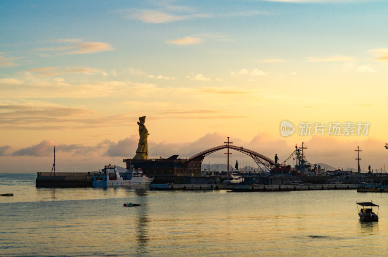 青岛小麦岛远望银海大世界妈祖像