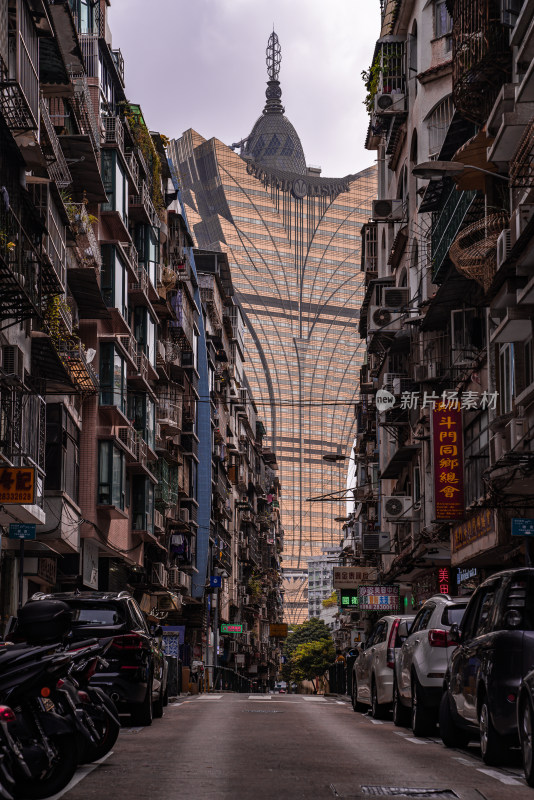 中国澳门城市街景