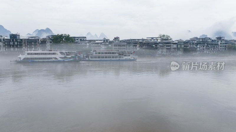 广西桂林因连续暴雨漓江两岸居民受灾严重