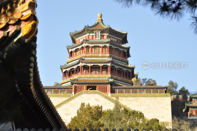 北京颐和园佛香阁景观