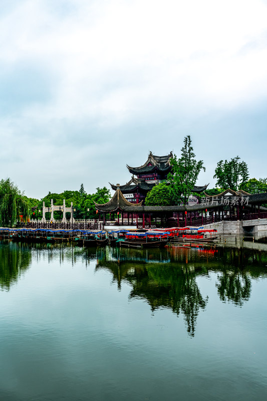 苏州吴中太湖旅游区甪直古镇