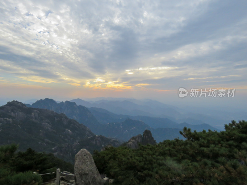 中国安徽黄山旅游风光