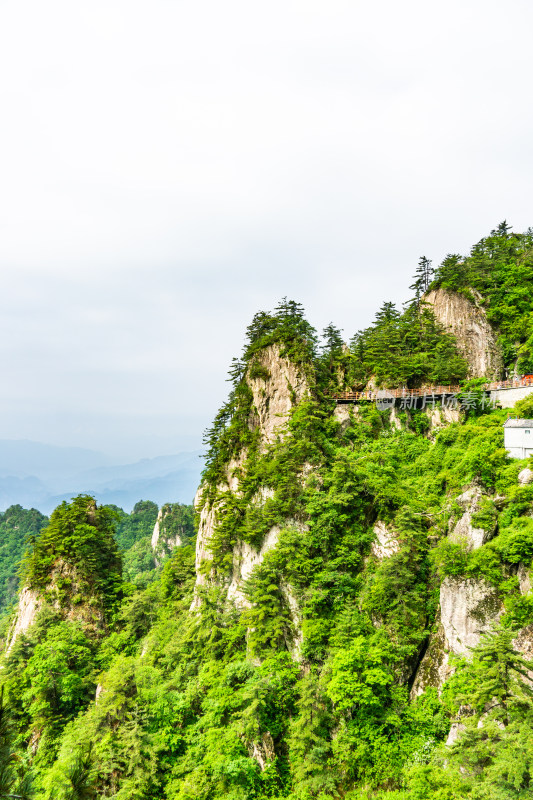 河南洛阳市栾川县5A景区老君山十里画廊景观