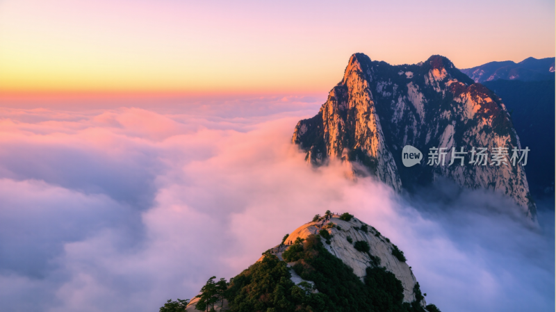 陕西华山美景